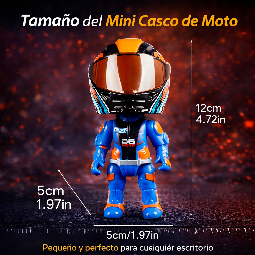 Mini Casco Moto Pro 2-en-1