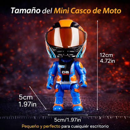 Mini Casco Moto Pro 2-en-1