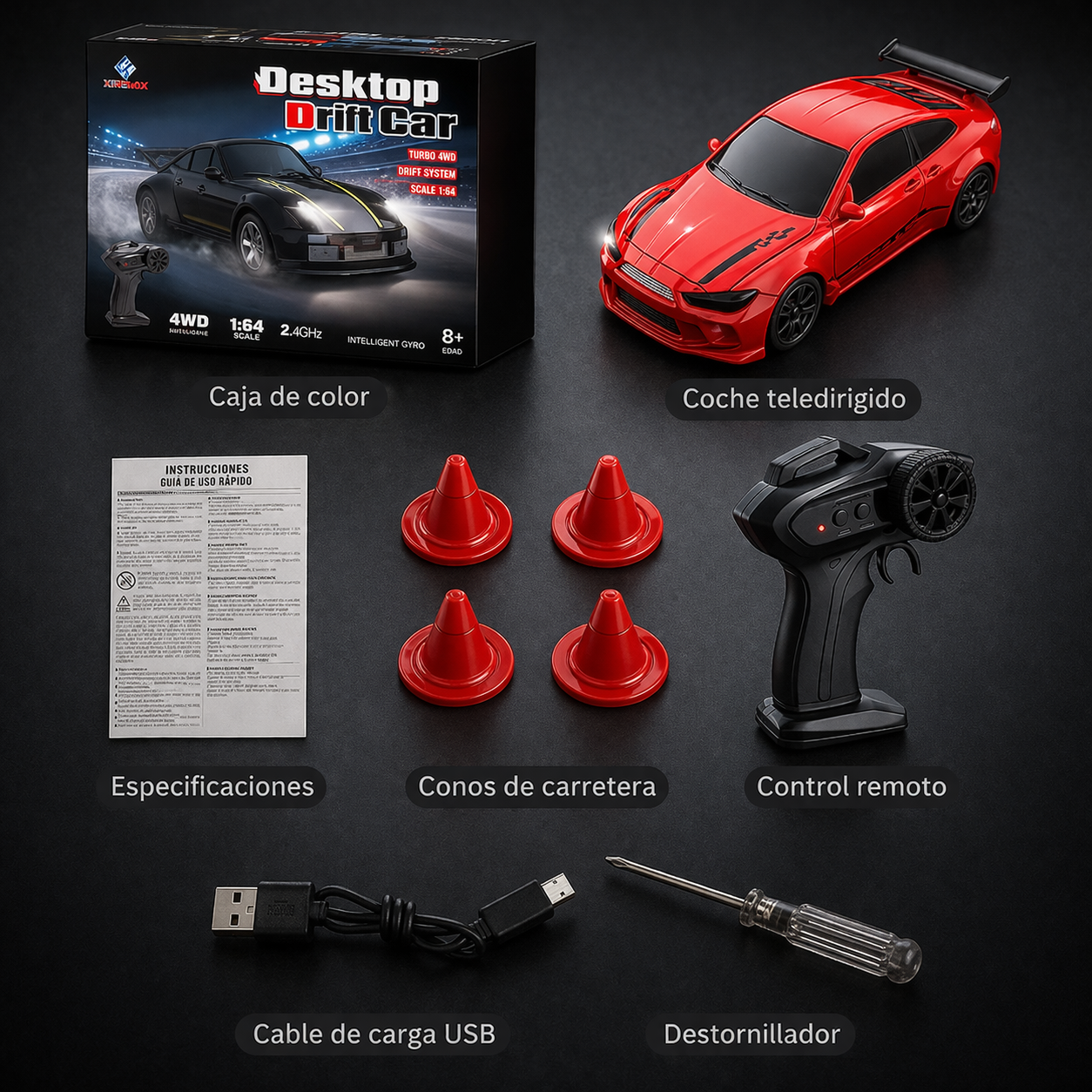 Mini Coche RC Drift Pro