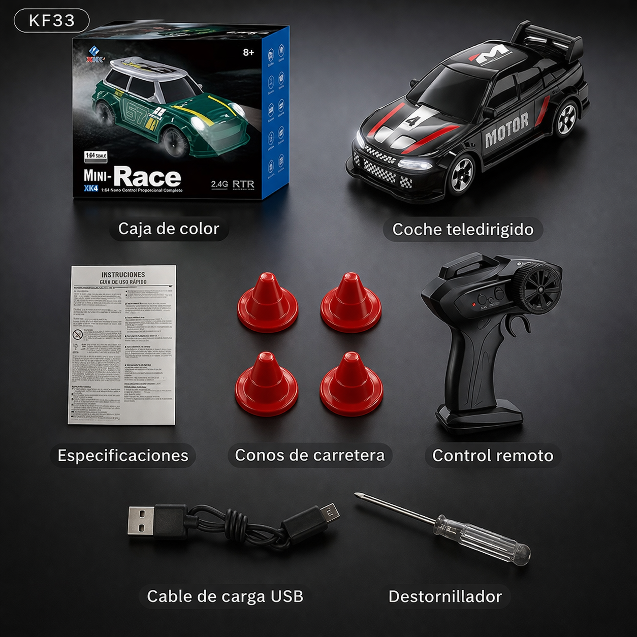Mini Coche RC Drift Pro