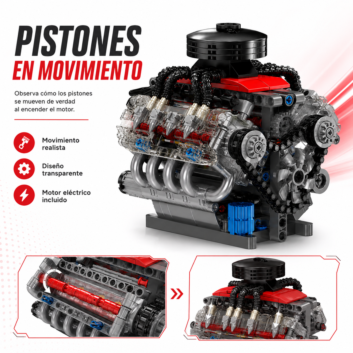 Motor V8 Funcional