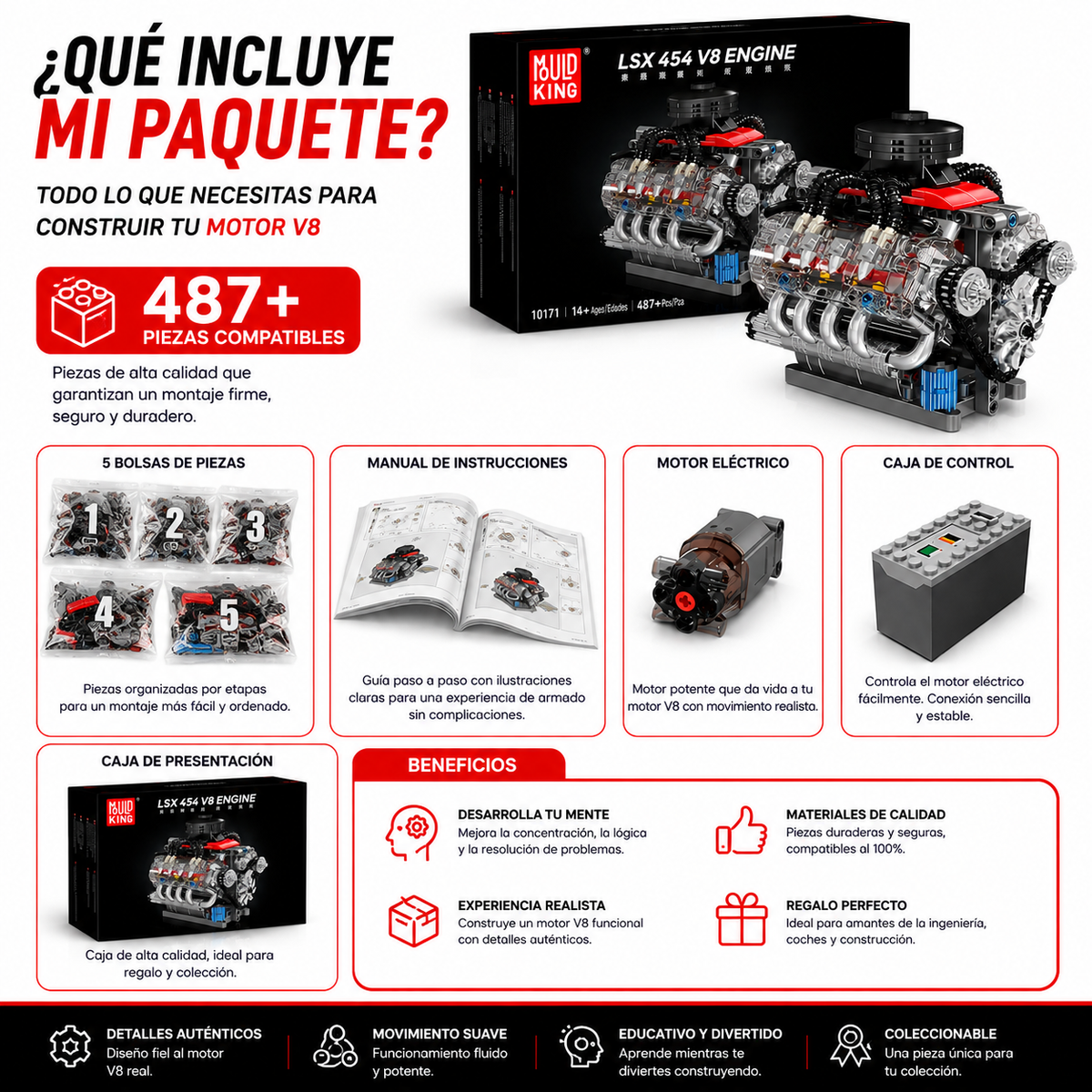 Motor V8 Funcional